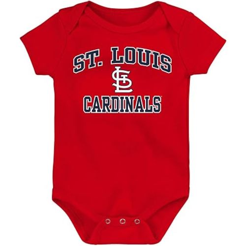 Outerstuff MLB Officially Licensed 0-24 Months City Headline Arch Logo Creeper Bodysuit Romper