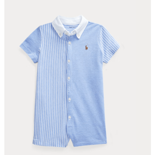 Knit Cotton Oxford Fun Shortall | Ralph Lauren