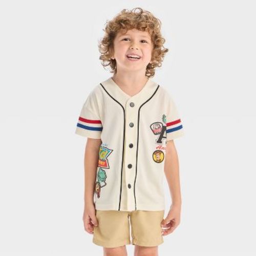 Toddler Boys' Disney Toy Story Jersey - Ivory 3T