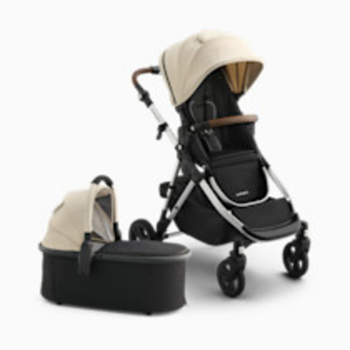 Mockingbird Single-to-Double Stroller 3.0 and Bassinet Bundle - Oat