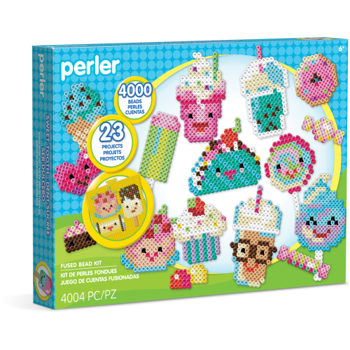Perler Beads Sweets Fuse Bead Crafts for Kids, 4003 pcs, Ages 6 & up