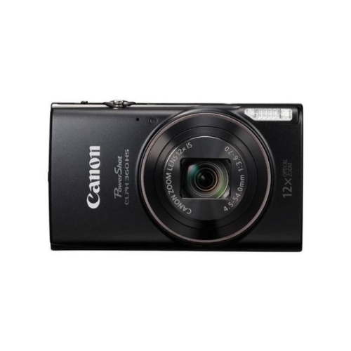 Canon PowerShot ELPH 360 HS Digital Camera (Black)