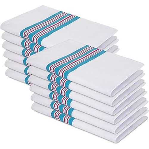 Elaine Karen Flannel Unisex Hospital Receiving Nursing Blankets - 100% Cotton, Unisex, Newborn Swaddle Wrap Baby Blanket Throw, Soft, Warm, Cozy, Infant for Crib, Stroller, 30x40 (12 Pack)