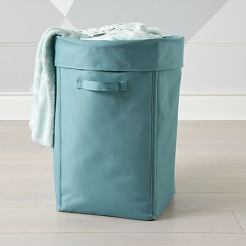 Canvas Teal Hamper