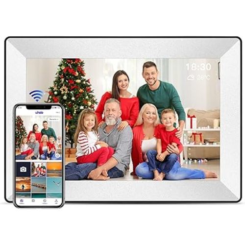 Frameo Digital Picture Frame 10.1 Inch WiFi Touch Screen Digital Photo Frame, 16GB Memory, Auto-Rotate, Share Photos/Videos Instantly via Frameo App from Anywhere
