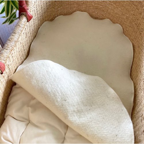 Organic Wool GOTS Certified Puddle Pad – Baby Moses Basket