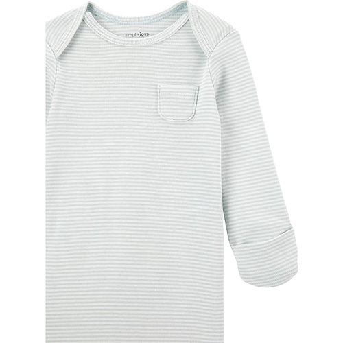Simple Joys by Carter's unisex-baby 3-pack Neutral Cotton Sleeper Gown