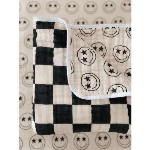 Hendrix Reversible Organic Muslin Quilt