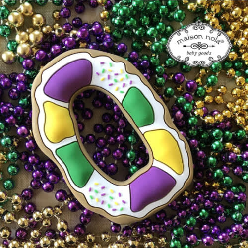 King Cake Silicone Teether | Maison Nola