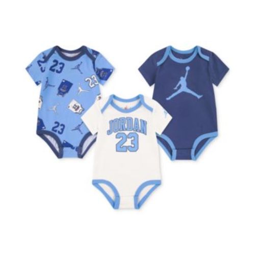 Baby Boy 3-Pack Short-Sleeve Jersey Bodysuits