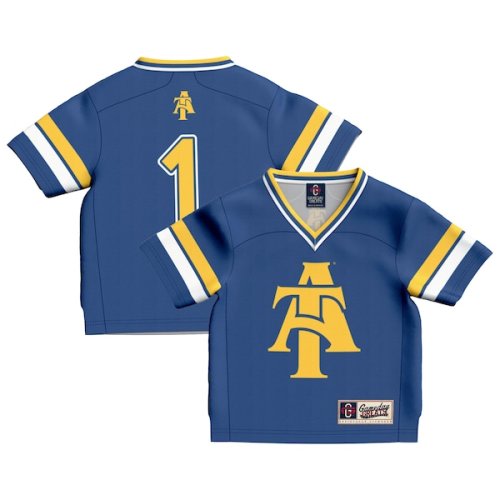 Infant GameDay Greats #1 Navy North Carolina A&T Aggies Lightweight Collegiate Football Fashion Jersey