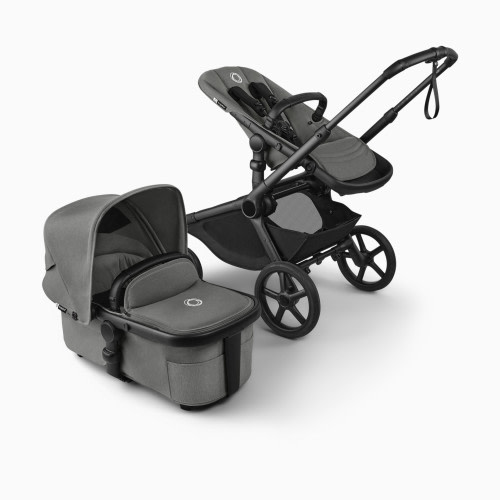 Bugaboo Kangaroo Seat Stroller & Bassinet Bundle - Moon Grey