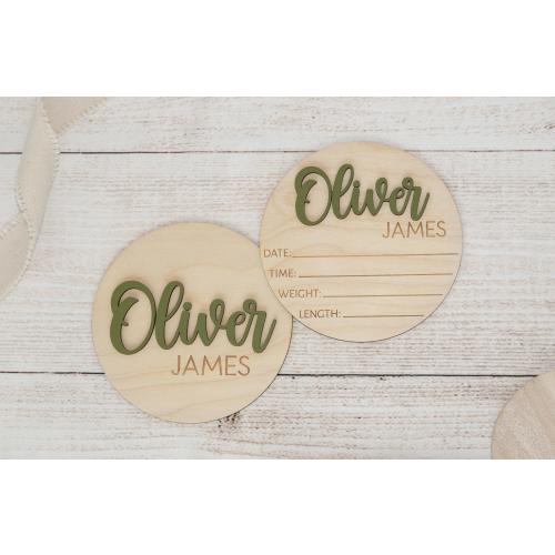 Custom Baby Arrival Announcement Sign, Baby Name With Birth Stats, Personalized Baby Announcement Sign, Baby Name Reveal, Sign For Hospital