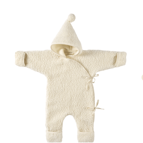 MERINO WOOL SNUGGLESUIT BABY ROMPER – BINIBAMBA