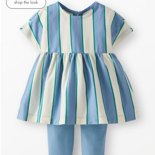 Baby Dolman Sleeve Dress & Leggings Set