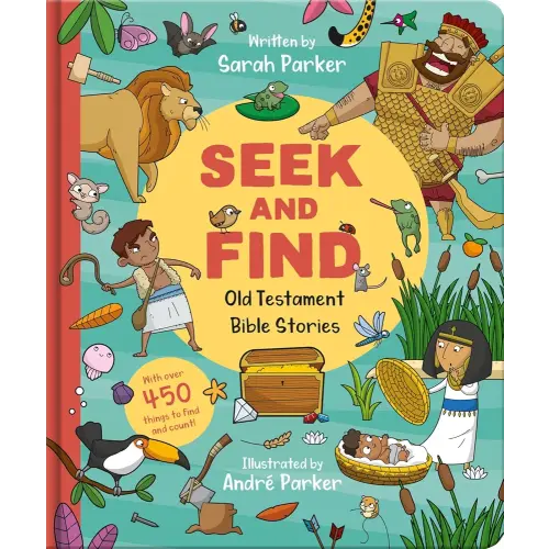 Seek and Find: Old Testament Bible Stories: With over 450 things to find and count! (Fun interactive Christian book to gift kids ages 2-5, Christmas gift)