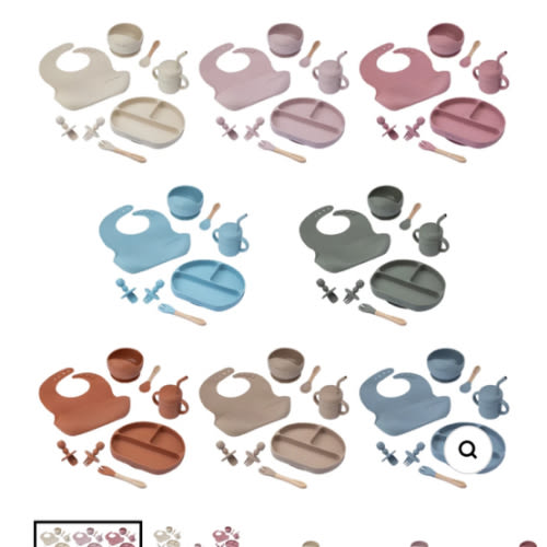 Ultimate Mealtime Feeding Set - 8 Piece Baby Silicone Bundle