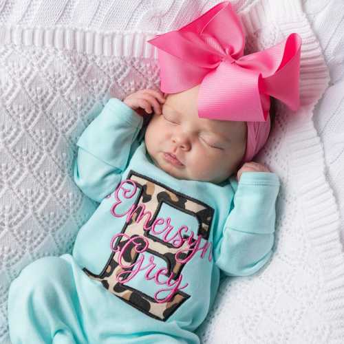 Baby Girl Coming Home Outfit , Baby Girl  Clothes, Gift For Newborn ,  Hospital Outfit