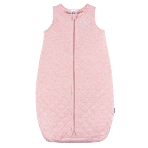 Embroidered Baby Girls Pink Heather Quilted Jersey Wearable Blanket – Gerber Childrenswear