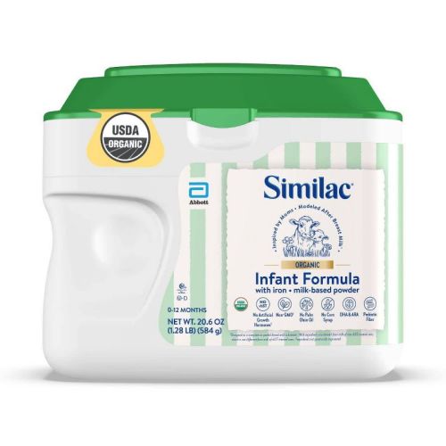 Similac Organic Powder Infant Formula - 20.6oz: Infant, Milk-Based, Brain Development, Immune System Support