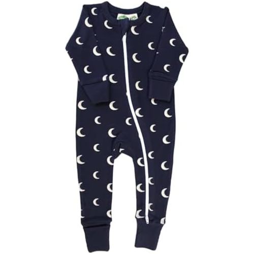 PARADE Organic Holiday Print '2-Way' Zip Romper