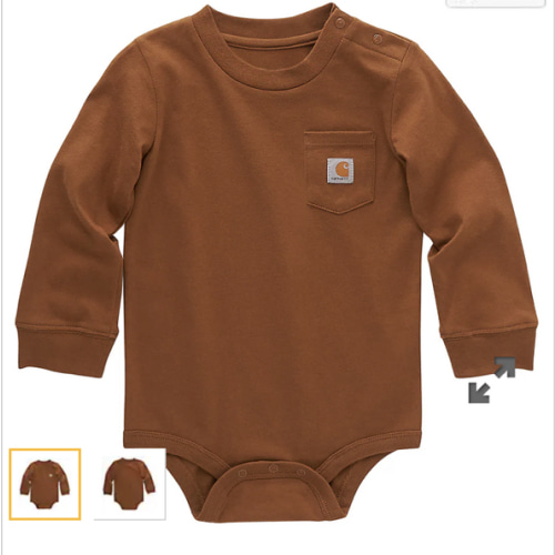 Kids' Long-Sleeve Pocket Bodysuit | Shop all Boys | Carhartt