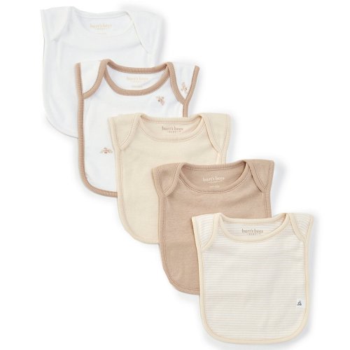 Burt's Bees Baby Golden Bee Bibs Five-Piece Set