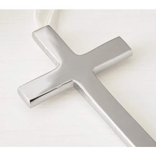 Silver Engravable Baptism Baby Ornament