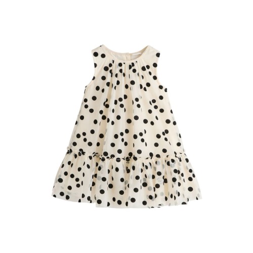 Kids' Polka Dot Mesh Dress