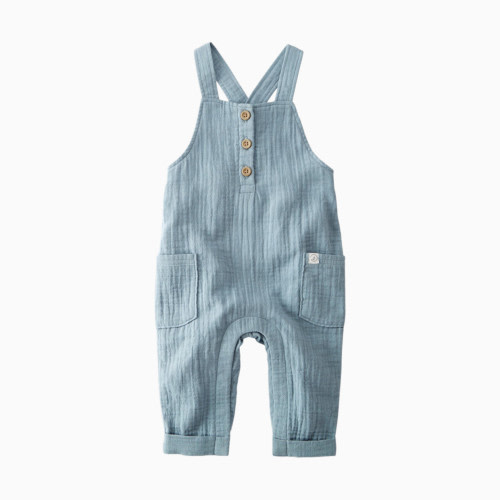 Carter's Little Planet Organic Cotton Gauze Overalls in Blue Creek - Blue, 0-3 M