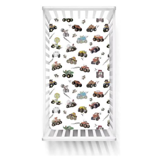 Going off Road Bamboo Crib Sheet