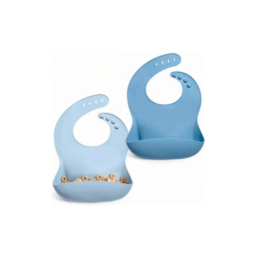 Sperric Silicone Baby Bibs Soft Durable, Easy-to-Clean Feeding Bibs for Babies and Toddlers