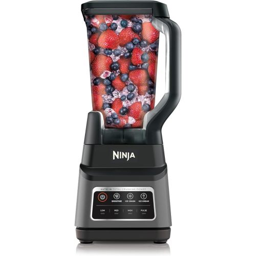 Ninja Professional Plus Blender with Auto-iQ | Smoothie and Ice Cream Maker, Frozen Drink Mixer, Margarita Machine | 3 Auto-iQ Presets, 1400W, 72-oz. Total Crushing Pitcher | Dark Grey | BN701