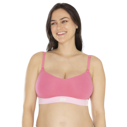 Kindly Yours Women's Cotton Spandex Maternity Nursing Wire-Free Bralette, Sizes S to 3XL