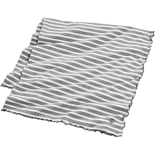 Coolibar Unisex Sun Blanket - UPF 50+ Sun Protection - Savannah in Grey/White Stripe