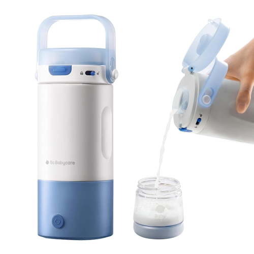Bc Babycare Portable Milk Warmer for Travel, 18oz Portable Bottle Warmer with Fast Heating & Long Battery Life & Smart Stay Warm, Childproof Lock