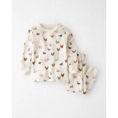 Baby Organic Cotton Pajamas in Farm Friends - Little Planet | Carter's
