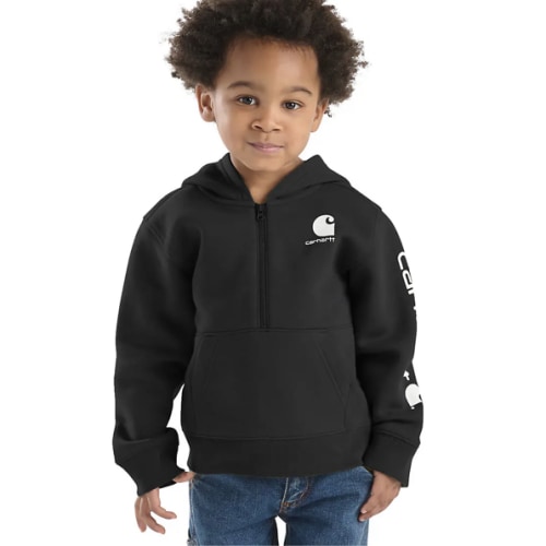 Boys' Long Sleeve Half-Zip Sweatshirt (Baby/Toddler) | Carhartt