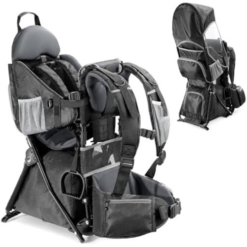 besrey Toddler Hiking Backpack Carrier-Adjustable Padded Shoulder Straps