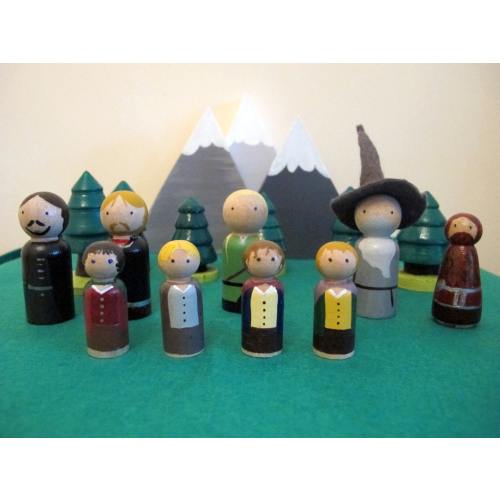Lord of the Rings Peg Doll set