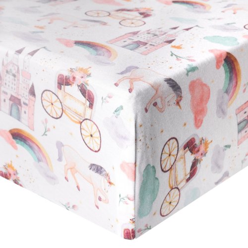 Premium Knit Fitted Crib Sheet - Enchanted