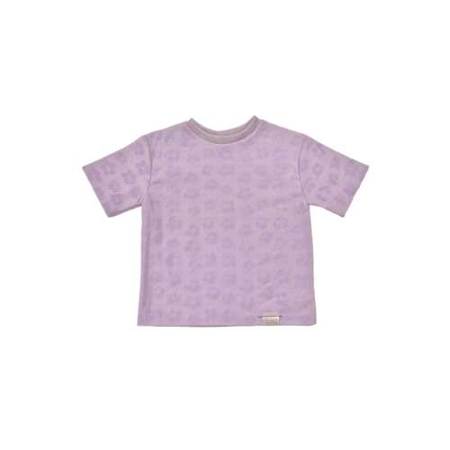Oversize T-Shirt - Lavender Macaron Flowers