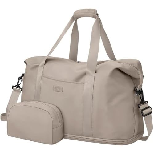 Expandable Travel Duffle Bags Weekender Overnight Bags for Women Men Hospital Bag for Women Labor Delivery with Toiletry Bag Waterproof