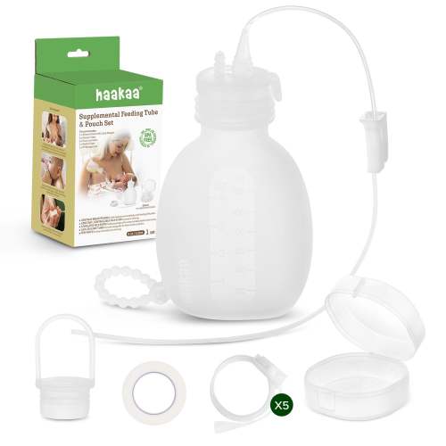Haakaa Supplemental Feeding Tube & Pouch Set