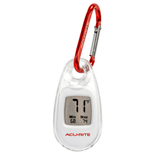 AcuRite Digital Thermometer with Carabiner Clip