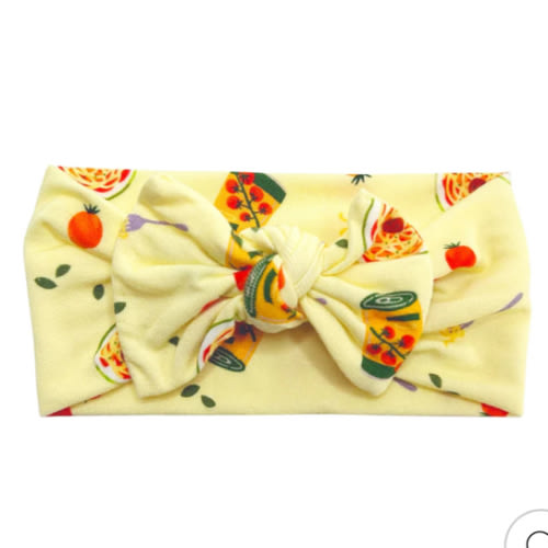 Bamboo Hair Bow – Mamma’s Spaghetti & Meatballs | Free Birdees