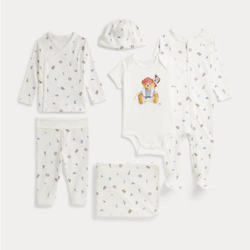 Polo Bear Cotton 6-Piece Gift Set