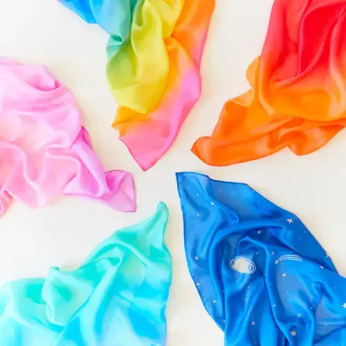Mini Playsilks | Order Colorful Children's Mini Play Silks from Sarah's Silks