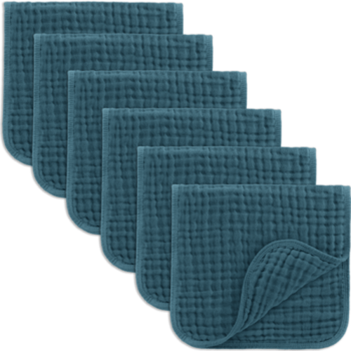 Muslin Burp Cloths - Pack of 6