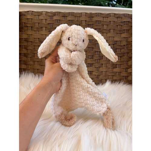 Bunny stuffed animal lovey, snuggler, baby lovey